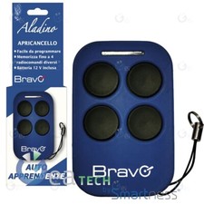 BRAVO ALADINO TELECOMANDO UNIV PROGRAMMABILE RADIOCOMANDO 433 MHZ CODICE FISSO