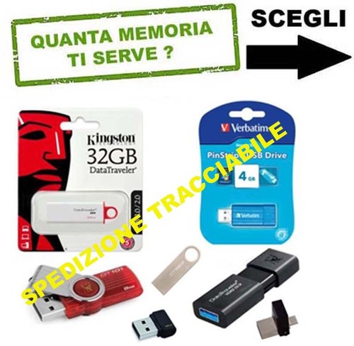 Memoria pen drive chiavetta - memoria,