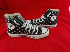 CONVERSE SCARPE SNEAKER DONNA NR 36 COLORE NERO CON BORCHIE 