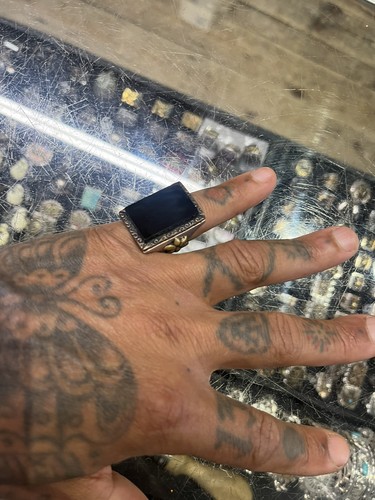 Anello biker messicano loto