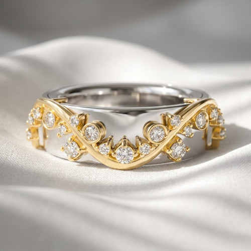 Moissanite smart ring - ring, enhancer