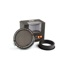 Cornetto aspirazione STAGE6 nero con griglia imbocco da 48 e 60mm