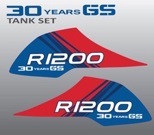 Adesivi serbatoio BMW R1200GS Adventure 30 anni decal set 2 pezzi R1200 GS laminati