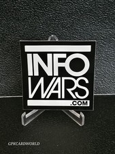 ORIGINAL INFO WARS STICKER 3X3