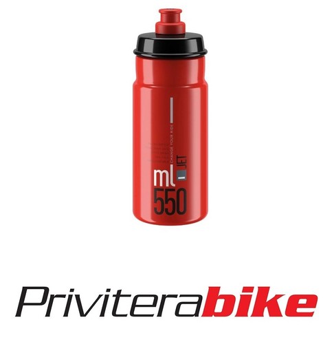 Borraccia elite jet red grey - borraccia,