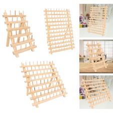 Porta filo in legno con ganci