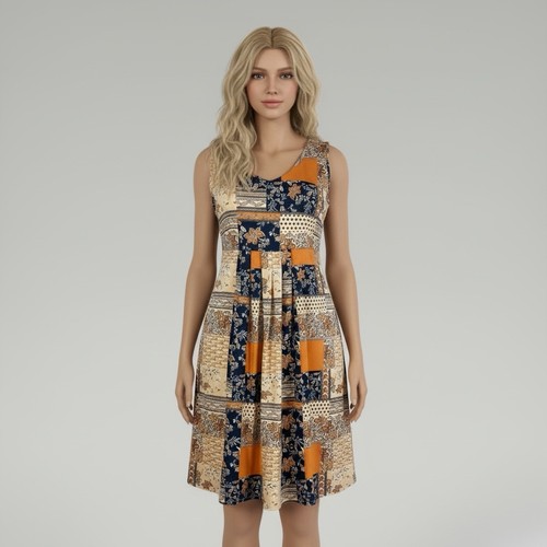 Abito sole patchwork - da,