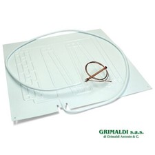 PIASTRA EVAPORATORE FRIGO MONOTUBO CON CAPILLARE UNIVERSALE 460 x 425 mm