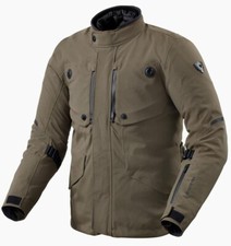 GIACCA JACKET MOTO REV'IT TRENCH 2 GTX H2O LAMINATA GORE TEX DARK OLIVE TG M