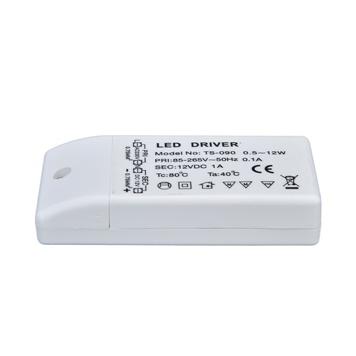 Driver led 12w 12v 1a - driver,