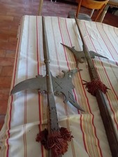 ASCIA GROSSA O ALABARDA PICCOLA XVI° SECOLO INCISA E PUNZONATA CONDIZIONI OTTIME
