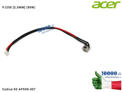 Connettore power jack pj256 - dc,