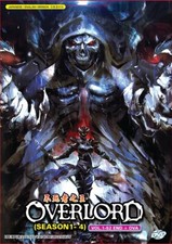 DVD Anime OVERLORD Season 1-4