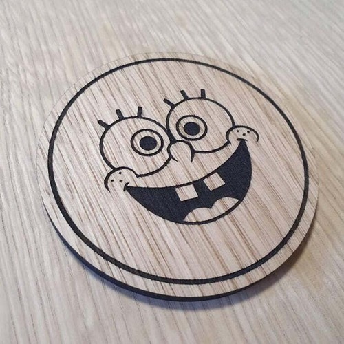 Sottobicchiere legno taglio - legno,