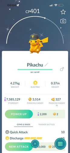 Pokemon shiny pikachu - go,