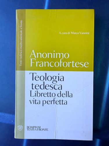 Teologia tedesca libretto - tedesca,,