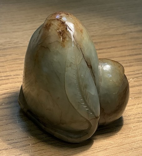Giada intagliata mano doppia - intagliata, a