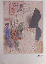 Pablo Picasso Litografia Su