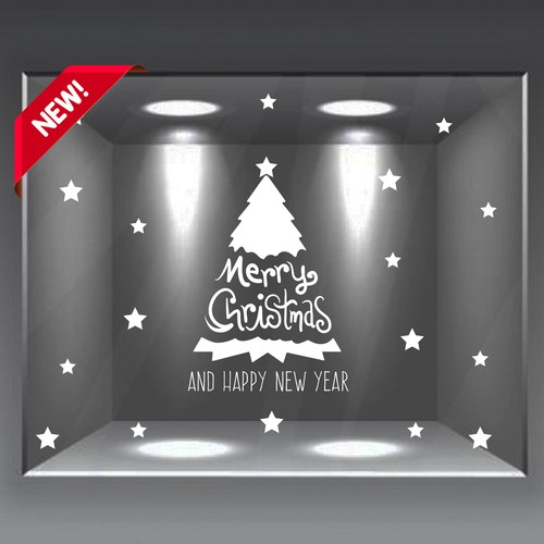 Vetrofanie natale adesivi - vetrofanie,