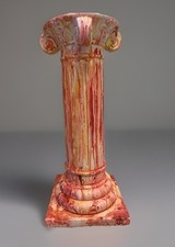 Colonna In Gesso  Dipinta A Mano Direttamente Dall’Artista