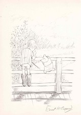 Disegno Winnie the pooh & Christopher Robin, Shepard, A A Milne & Chris Milne