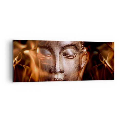 Quadro tela 140x50cm buddha - quadro,