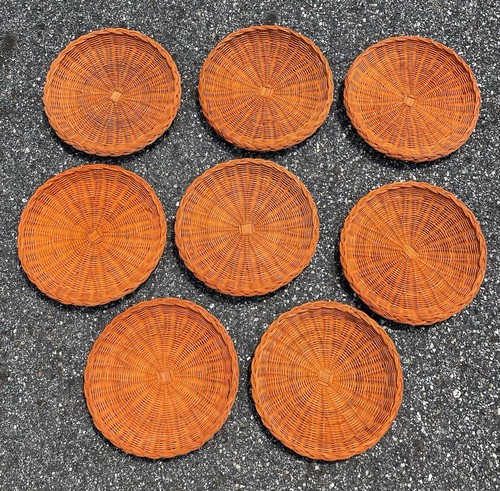 Set portapiatti carta - set, rattan