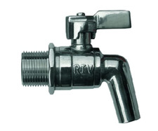 Rubinetto a sfera inox con