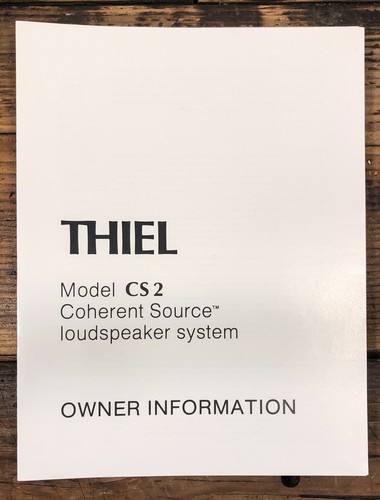 Thiel altoparlante - cs,