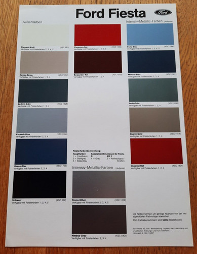 Brochure vendita auto ford - brochure,
