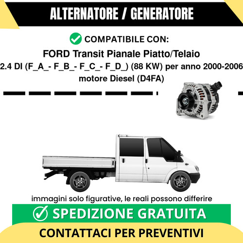Alternatore ford transit - ford,