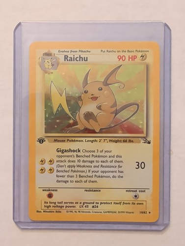 Raichu fossil holo - raichu,
