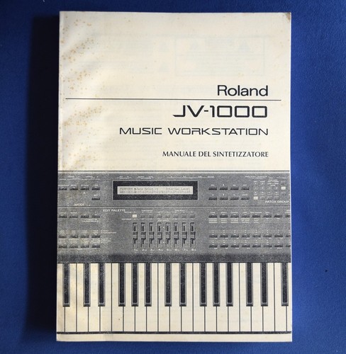 Roland 1000 manuale - jv-1000,