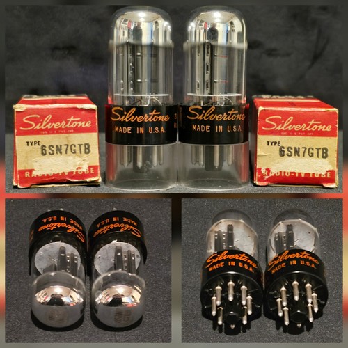 Sylvania silvertone 6sn7 - sylvania, gtb
