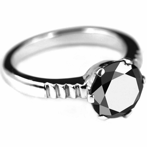 Nero diamante anello in - kt,