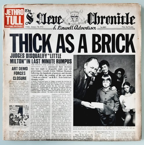 Jethro tull vinyl thick - tull, as