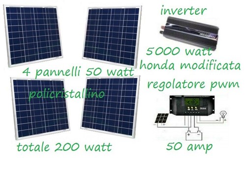 Kit fotovoltaico inverter - kit,