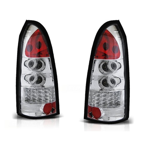 Fanali posteriori led cromo - posteriori,