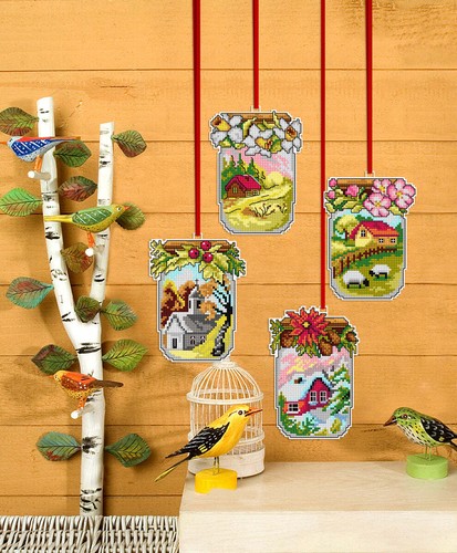 Orchidea kit punto croce - kit,