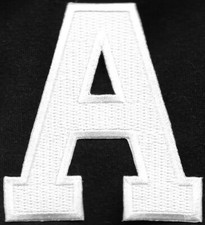 Monogramma alto 3" bianco