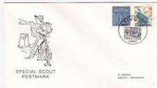 Sweden 1967 Special Scout Postmark FDC Tived Special Cancel typed VGC