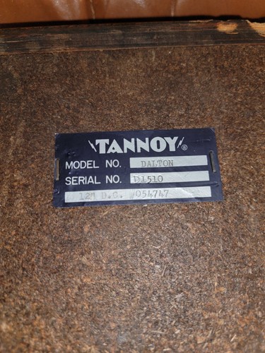 Tannoy made england - tannoy,