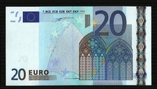 GERMANIA BANCONOTA 20 EURO "X"