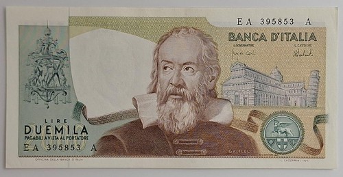 2000 lire galileo galilei - 2000,