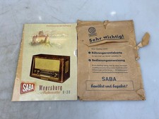 RADIO A TUBI d'epoca MANUALE