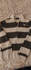 maglione lana ragazzo emporio armani con zip. Taglia 14 anni. Come nuovo 