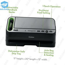 Macchina Sigillatrice Sottovuoto FoodSaver V4400 con Sacchetto Sigillante Sottovuoto Automatico 2 in 1