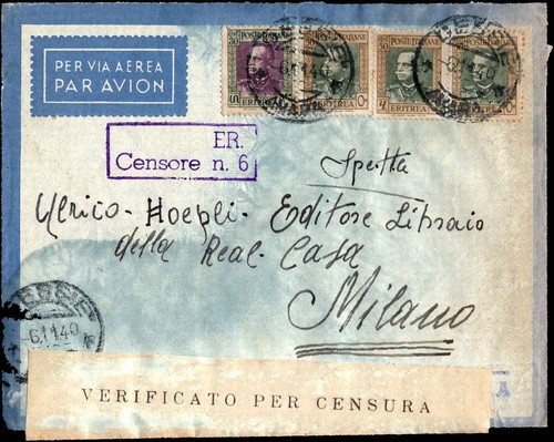 Eritrea 1940 posta - 1940, aerea
