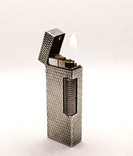 Briquet dunhill argenté - briquet,