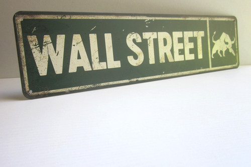 Insegna wall street effetto - insegna,